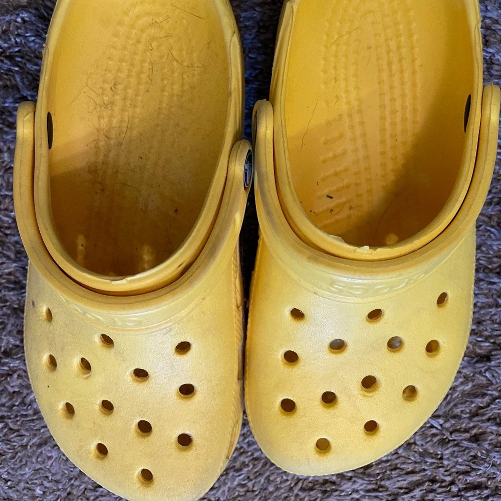 Yellow Crocs